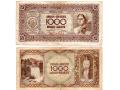 B13654 - 1000 динаров 1.5. 1946 г. крестьянин