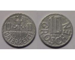A170.650 - AUSTRIA. 10 GROSCHEN 1963 1
