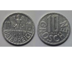 A170.656 - AUSTRIJA. 10 GROSCHEN 1966 1