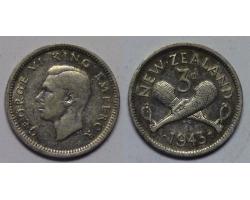A75185 - NEW ZEALAND. 5 PENCE 1945 1