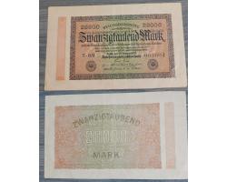 B42250 - Nemačka. 20.000 REICHSBANKNOTE MARK 01.7.1923 1