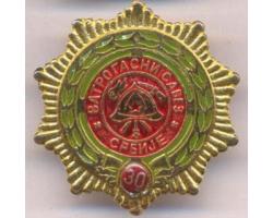 G17313 - Medalja 30 godina Vatrogasnog saveza Srbije 1