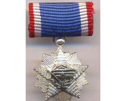 G18150 - Minijatura ordena Jugoslovenske zastave sa srebrnom zve 1